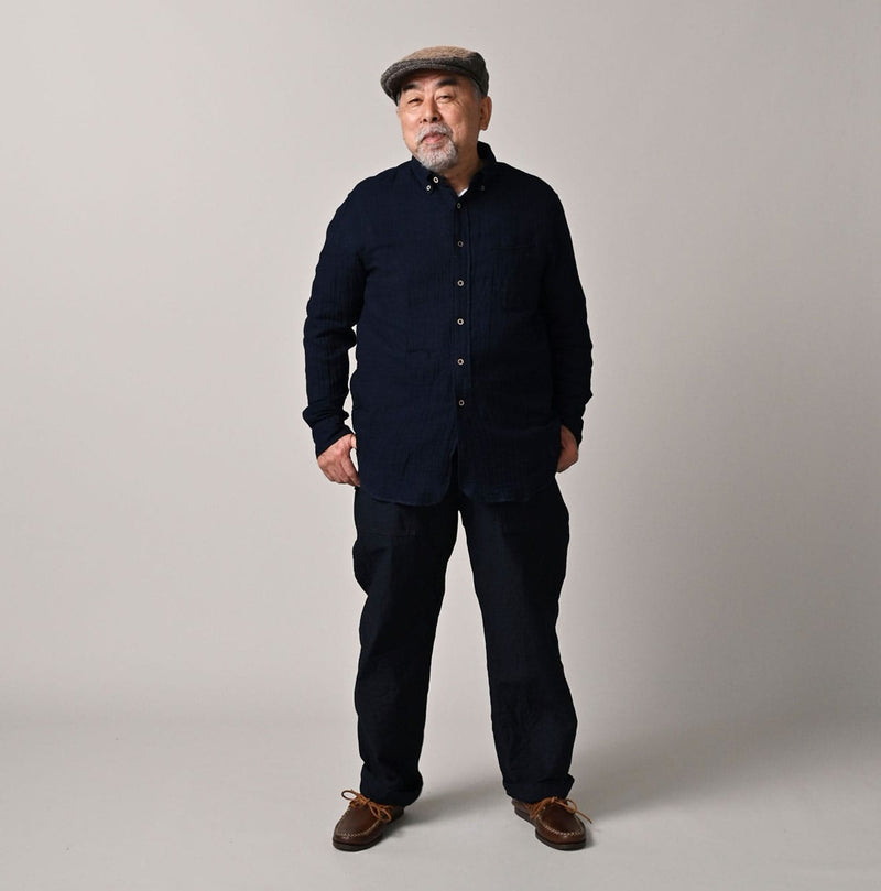 45R Indigo Back Sateen 908 Baker Pants - Image 6