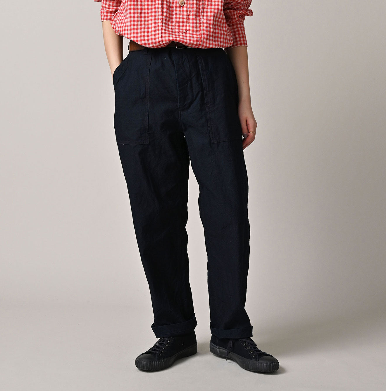 Indigo Back Sateen 908 Baker Pants | 45R Official Online Store
