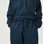 Indigo Dekoboko Tenjiku 908 Sweat Pants - 45R by 45rpm studio