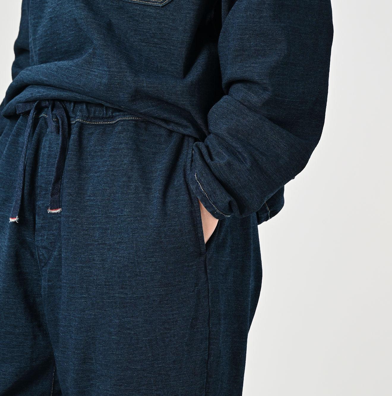Indigo Dekoboko Tenjiku 908 Sweat Pants - 45R by 45rpm studio - Image 12