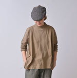 45R Yock Neck Big Slit T-shirt
