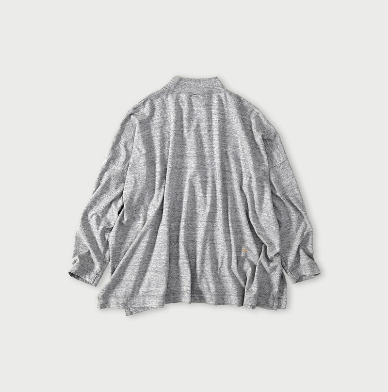 45R Yock Neck Big Slit T-shirt (Top-dyed)