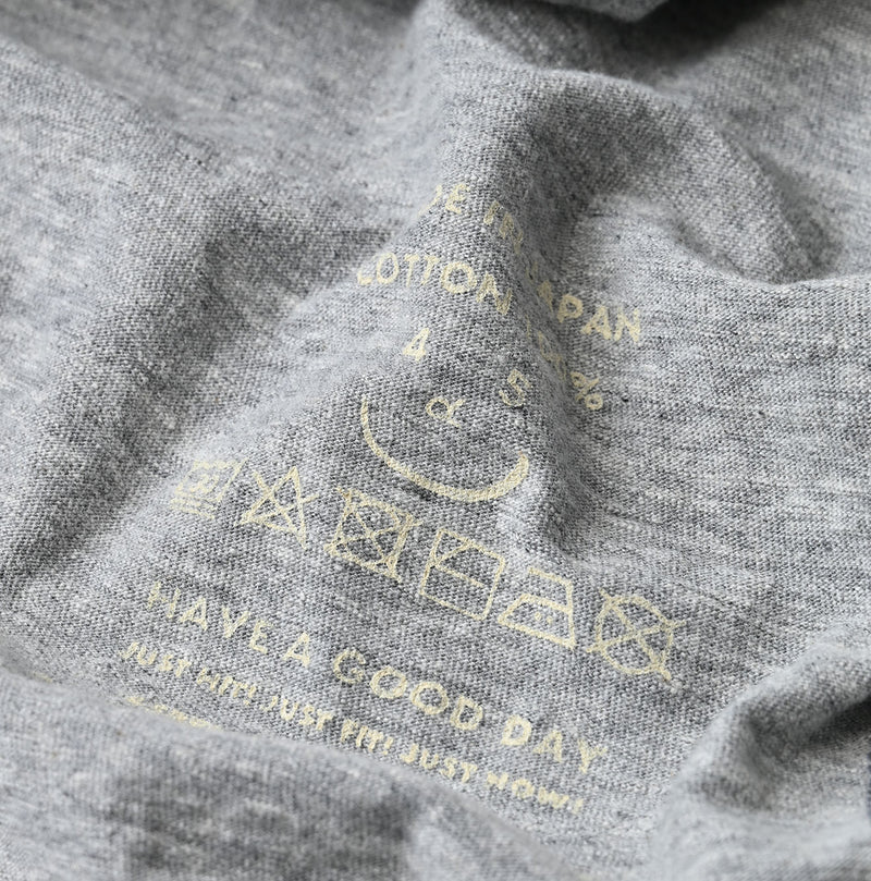 45R Yock Neck Big Slit T-shirt (Top-dyed)