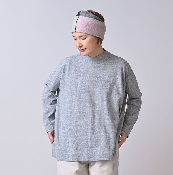 45R Yock Neck Big Slit T-shirt (Top-dyed)