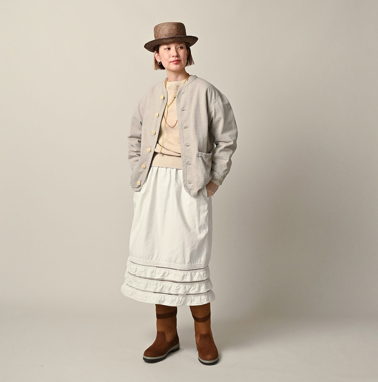 45R Dekoboko Tenjiku 908 Binder Cardigan