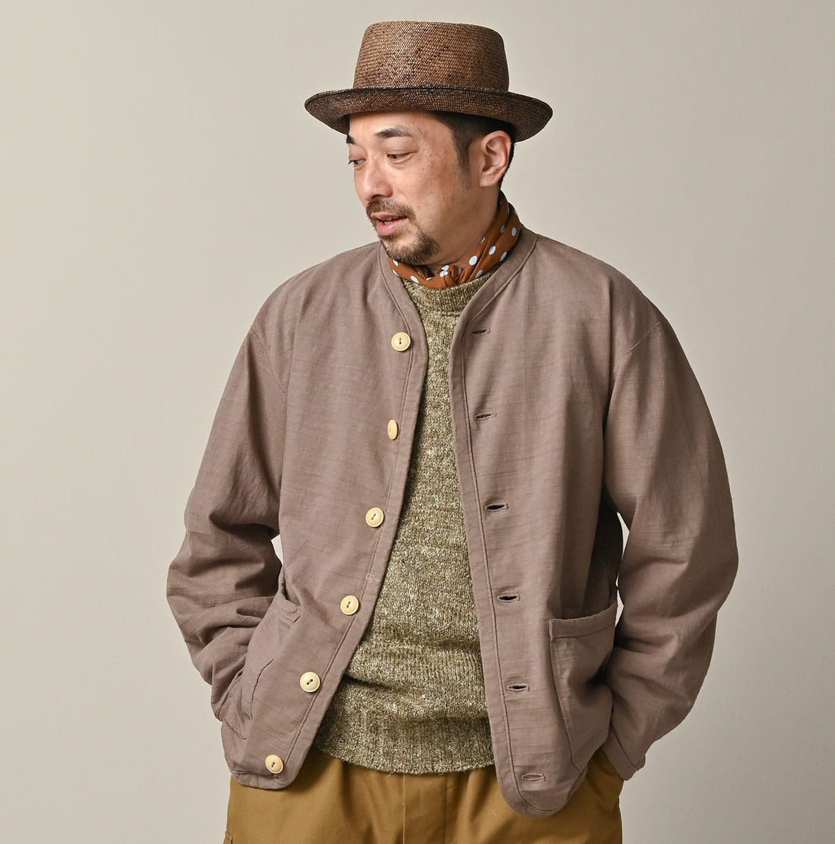 45R Dekoboko Tenjiku 908 Binder Cardigan