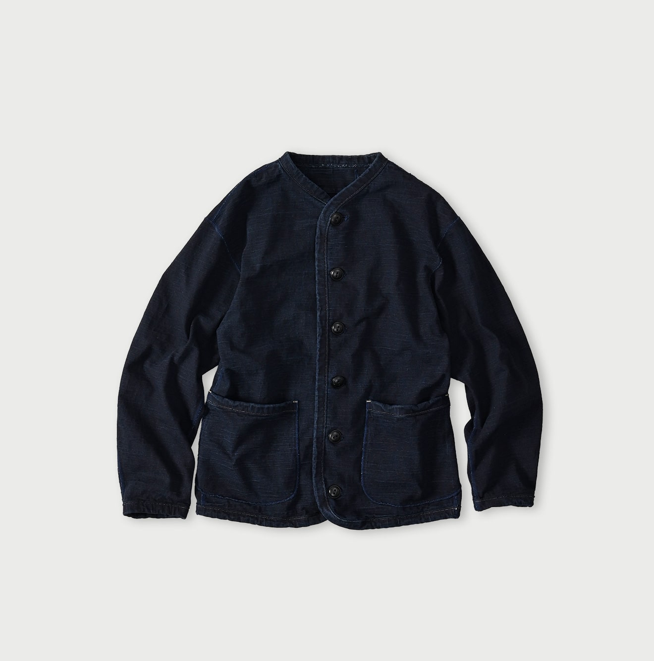 45R Indigo Dekoboko Tenjiku 908 Binder Cardigan