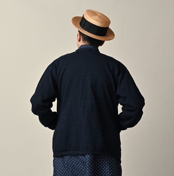 45R Indigo Dekoboko Tenjiku 908 Binder Cardigan