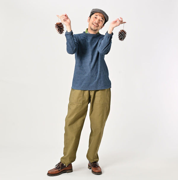 Indigo 45 Star 908 Long Sleeve T-shirt Zyu - 45R by 45rpm studio