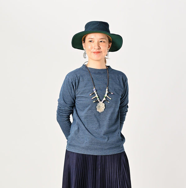 Indigo 45 Star 908 Long Sleeve T-shirt Zyu - 45R by 45rpm studio