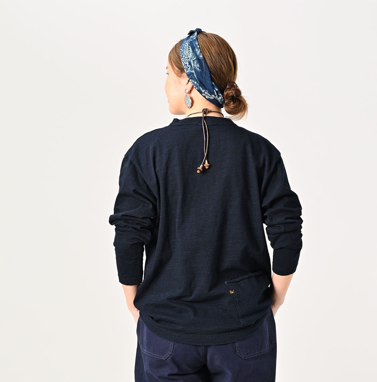 45R Indigo Ocean 908 Long Sleece T-shirt