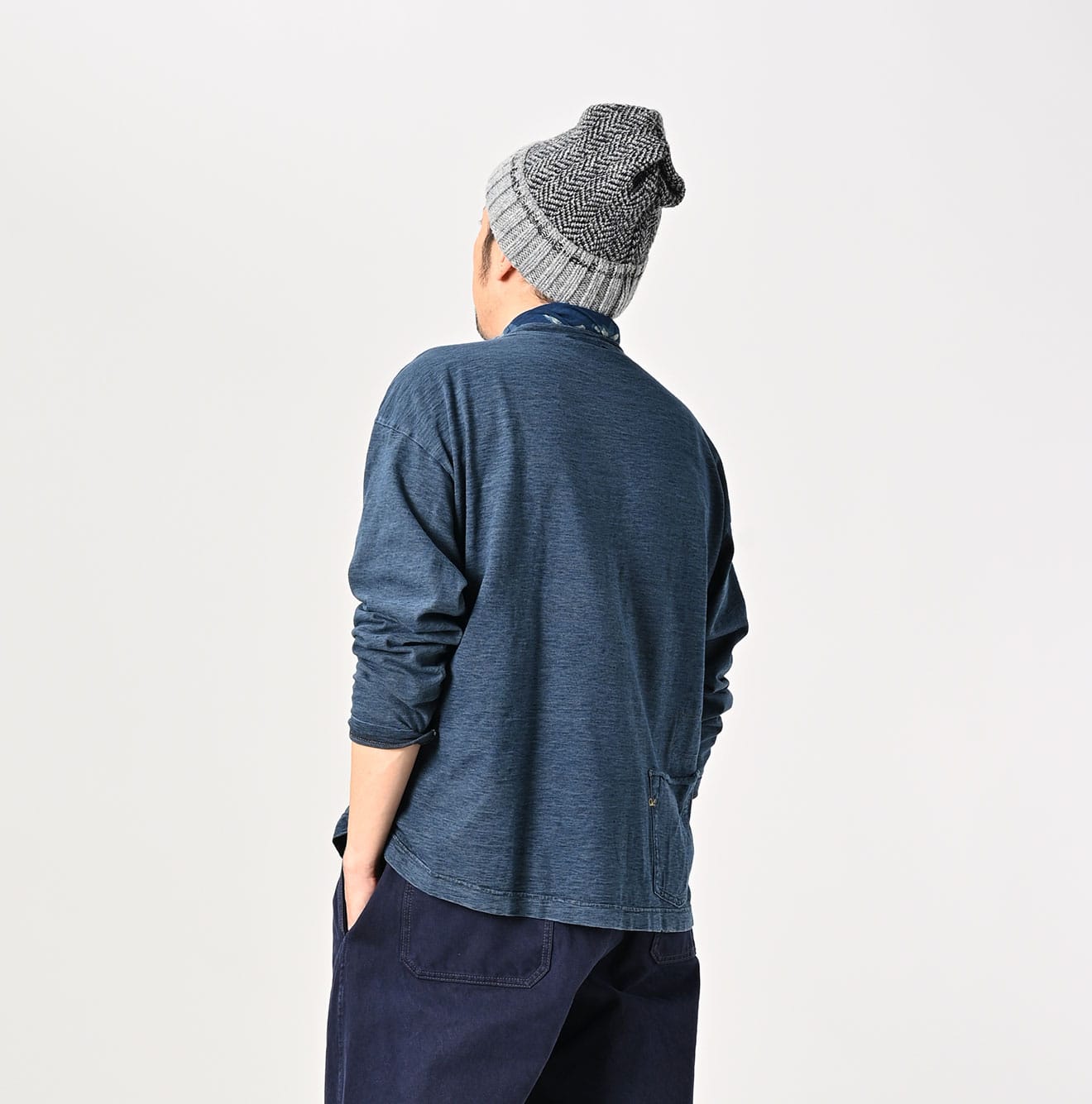 45R Indigo Ocean 908 Long Sleece T-shirt Zyu