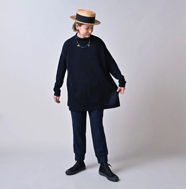 45R Indigo Low Gauge Super Gauze Tunic