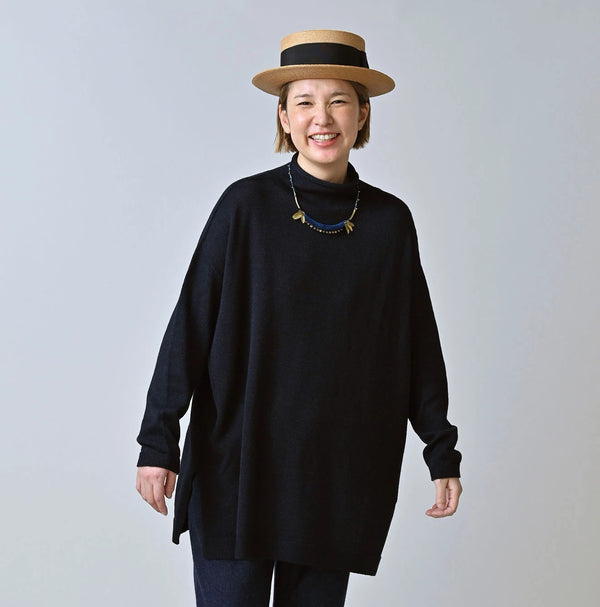45R Indigo Low Gauge Super Gauze Tunic