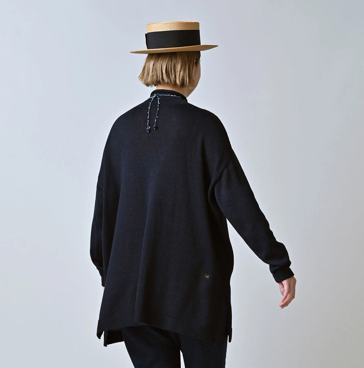 45R Indigo Low Gauge Super Gauze Tunic