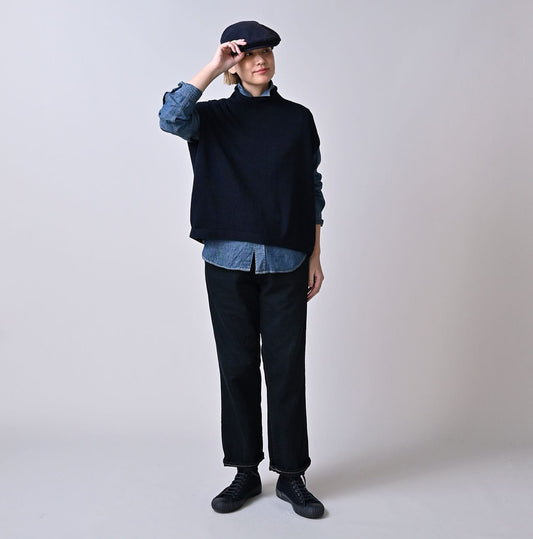 45R Indigo Low Gauge Super Gauze M-vest