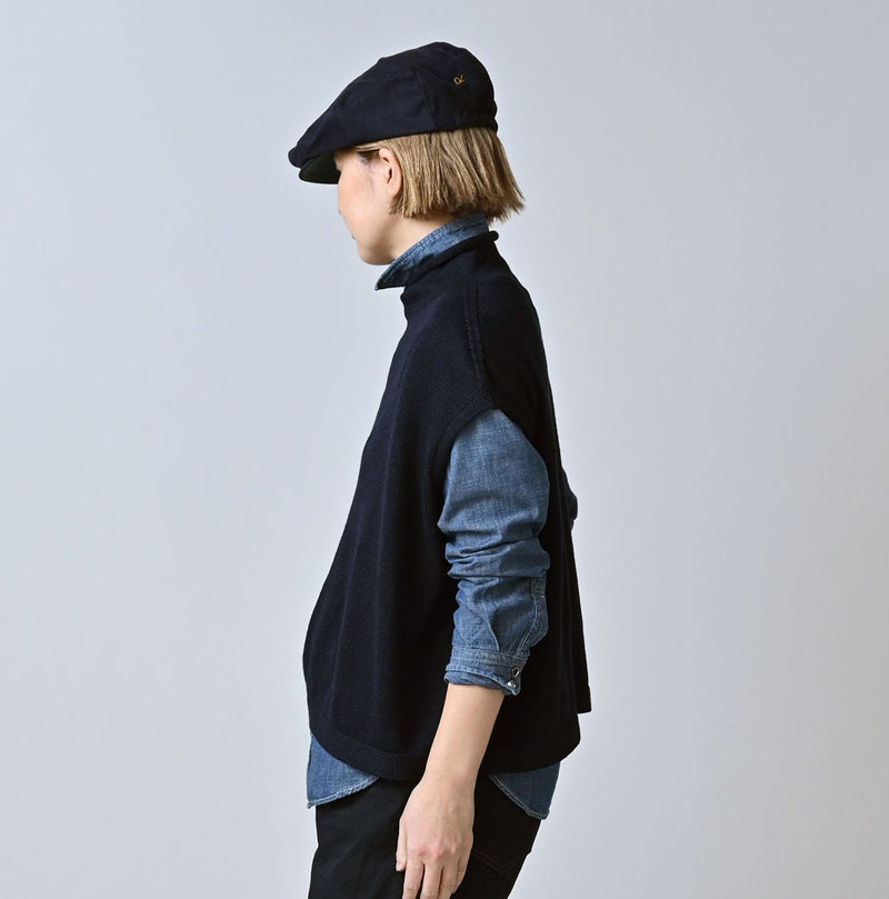 45R Indigo Low Gauge Super Gauze M-vest