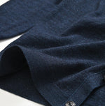 Indigo Super Gauze Wholegarment 908 Cardigan - 45R by 45rpm studio
