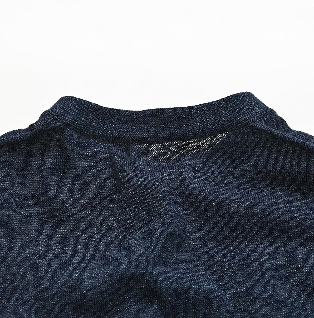 Indigo Super Gauze Wholegarment 908 Cardigan - 45R by 45rpm studio - Image 10