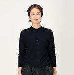 Indigo Super Gauze Wholegarment 908 Cardigan - 45R by 45rpm studio