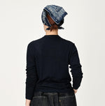 Indigo Super Gauze Wholegarment 908 Cardigan - 45R by 45rpm studio