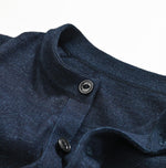 Indigo Super Gauze Wholegarment 908 Cardigan - 45R by 45rpm studio
