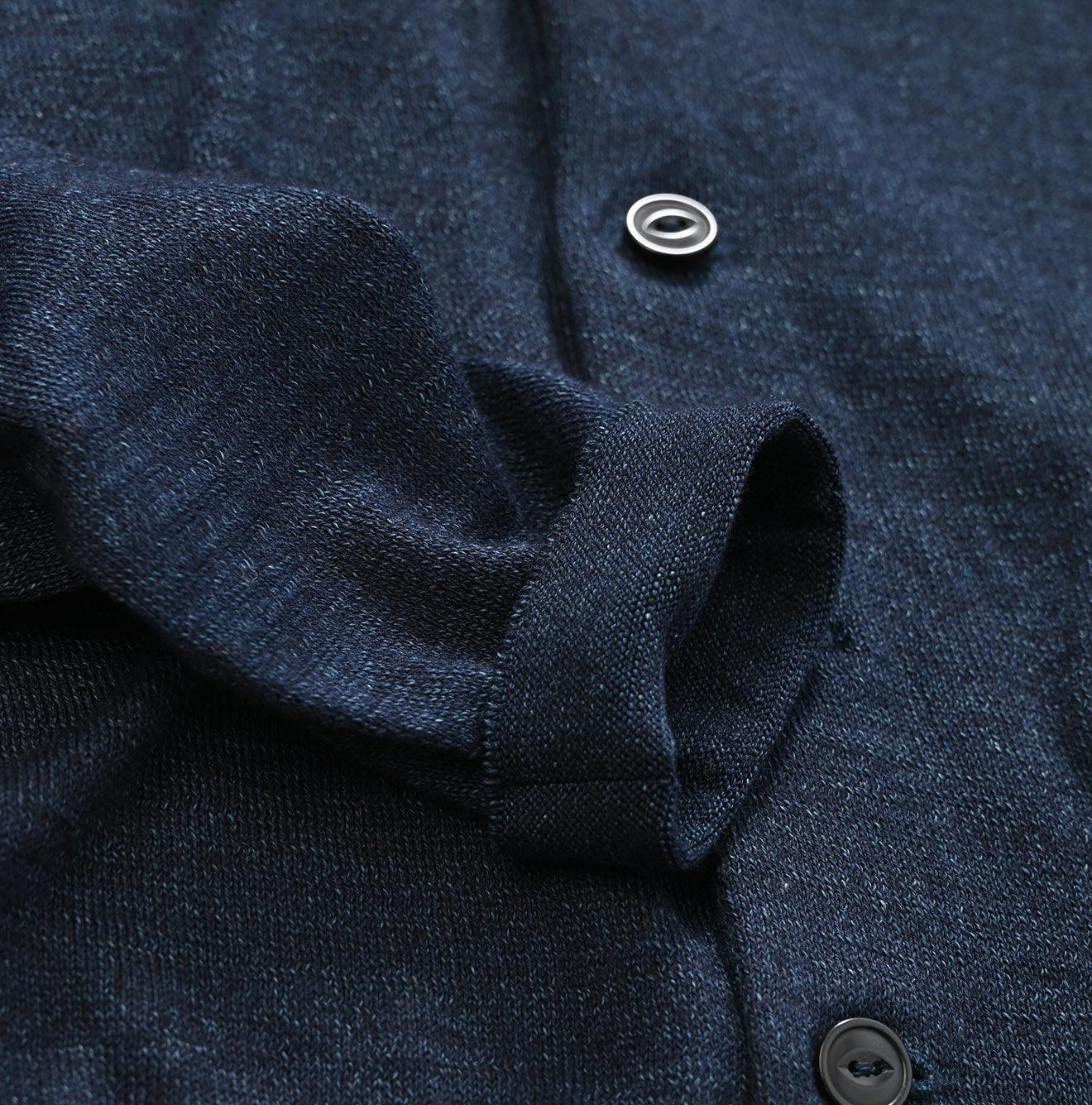 Indigo Super Gauze Wholegarment 908 Cardigan - 45R by 45rpm studio - Image 8