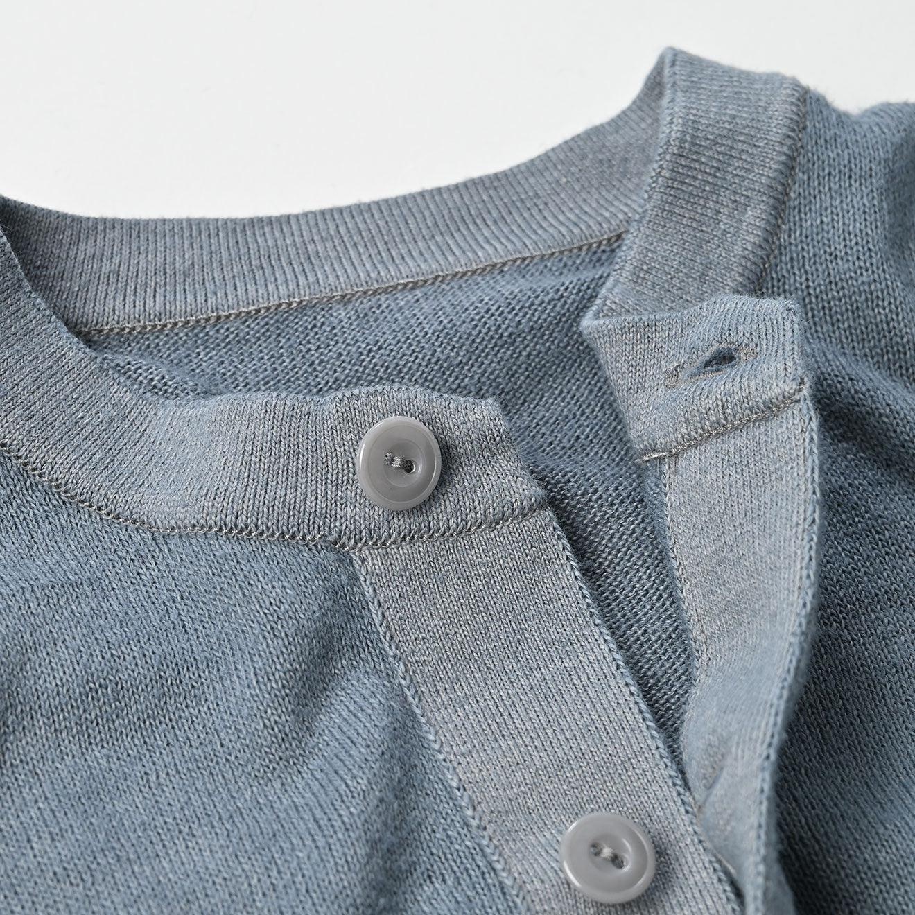 Botanical Dyed Super Gauze Wholegarment 908 Henley - 45R by 45rpm studio - Image 15