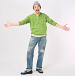 Botanical Dyed Super Gauze Wholegarment 908 Henley - 45R by 45rpm studio