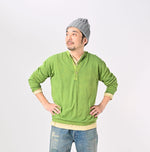 Botanical Dyed Super Gauze Wholegarment 908 Henley - 45R by 45rpm studio