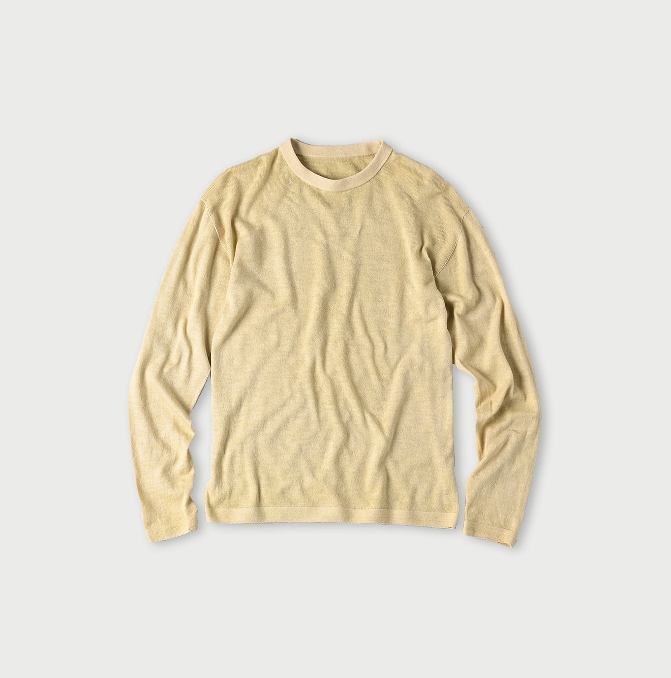 Botanical Dyed Super Gauze Wholegarment 908 Crewneck