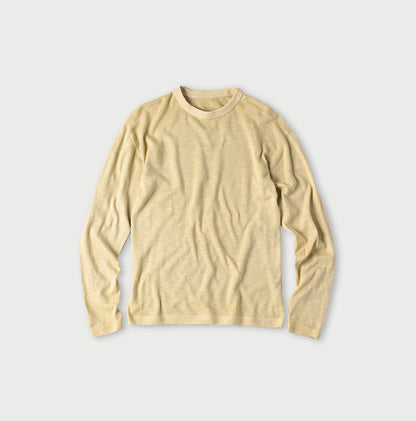 45R Botanical Dyed Super Gauze Wholegarment 908 Crewneck