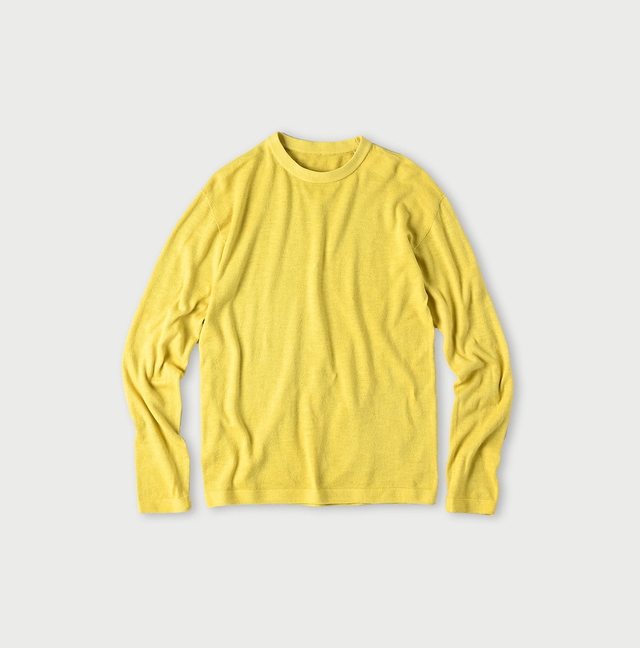 45R Botanical Dyed Super Gauze Wholegarment 908 Crewneck