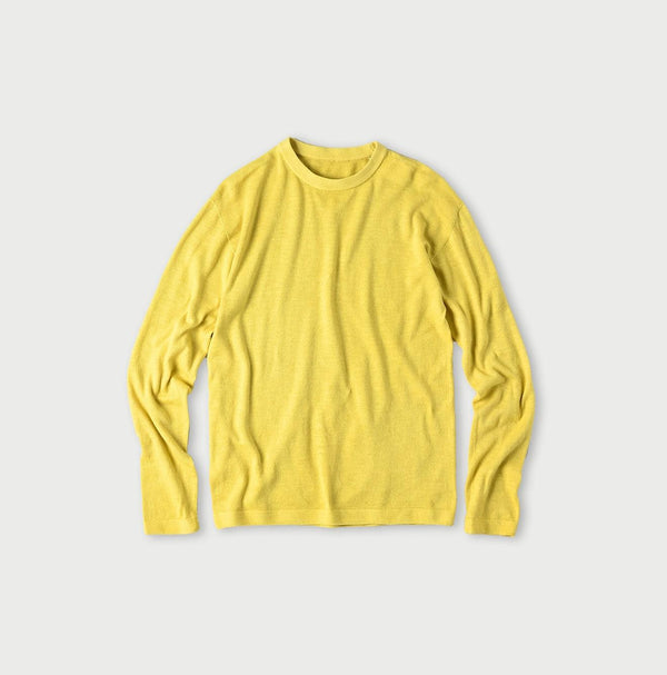 Botanical Dyed Super Gauze Wholegarment 908 Crewneck - 45R by 45rpm studio