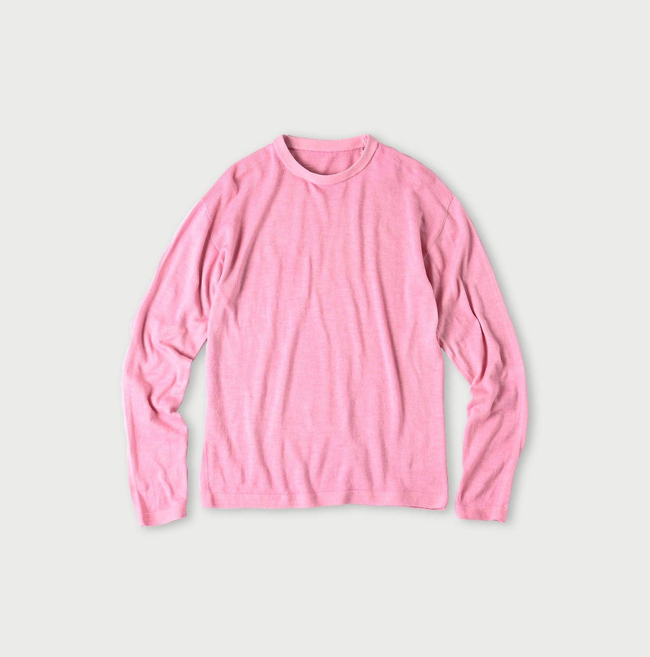 45R Botanical Dyed Super Gauze Wholegarment 908 Crewneck