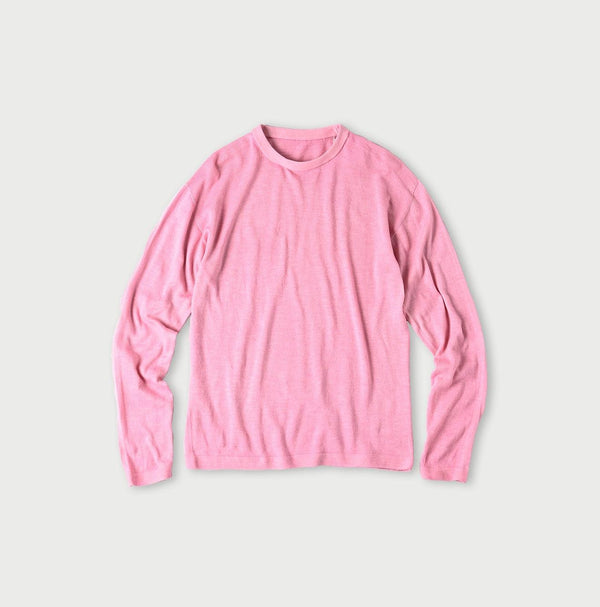 Botanical Dyed Super Gauze Wholegarment 908 Crewneck - 45R by 45rpm studio