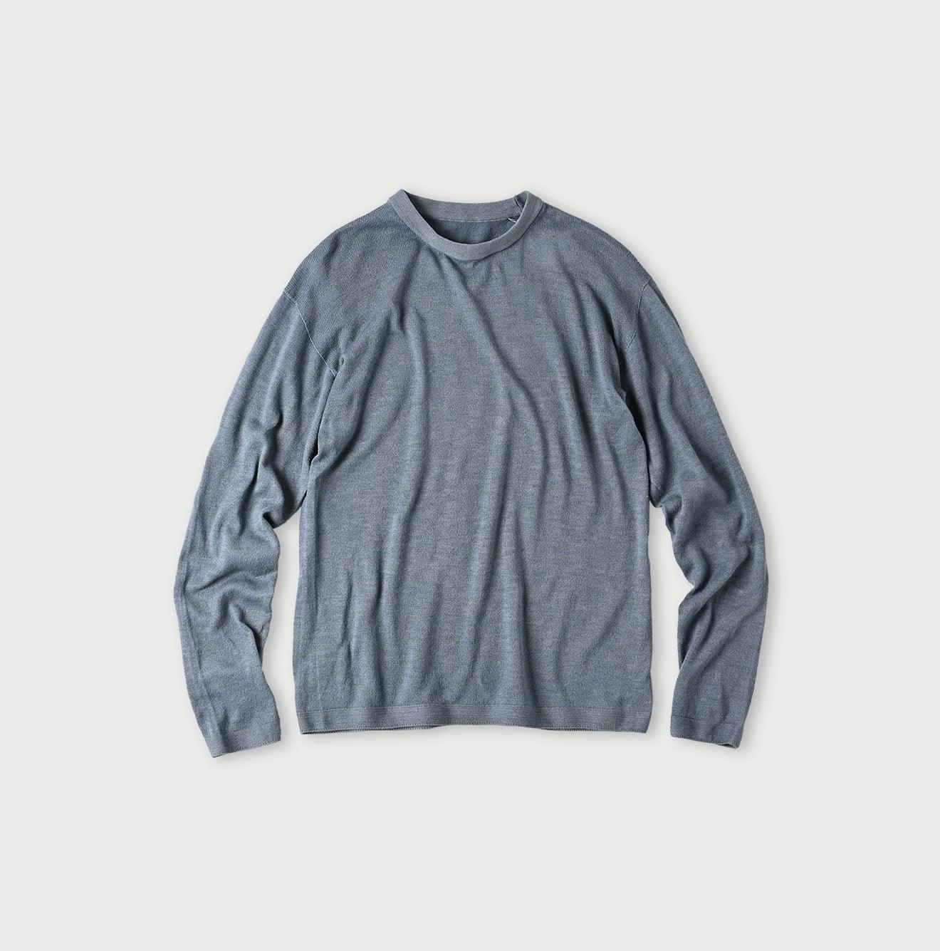 Botanical Dyed Super Gauze Wholegarment 908 Crewneck - 45R by 45rpm studio - Image 5