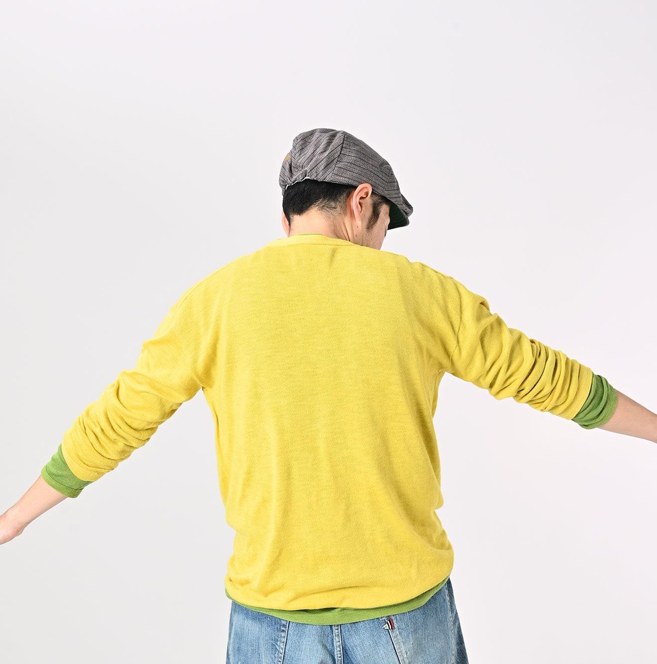 Botanical Dyed Super Gauze Wholegarment 908 Crewneck - 45R by 45rpm studio - Image 14