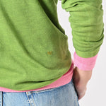 Botanical Dyed Super Gauze Wholegarment 908 Crewneck - 45R by 45rpm studio