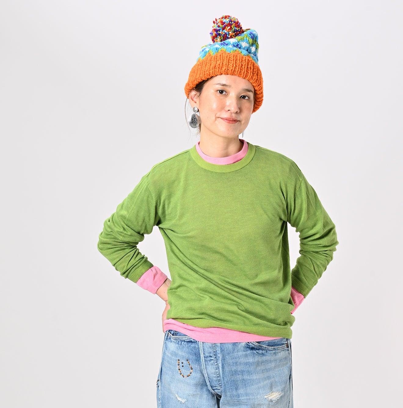 Botanical Dyed Super Gauze Wholegarment 908 Crewneck - 45R by 45rpm studio - Image 9