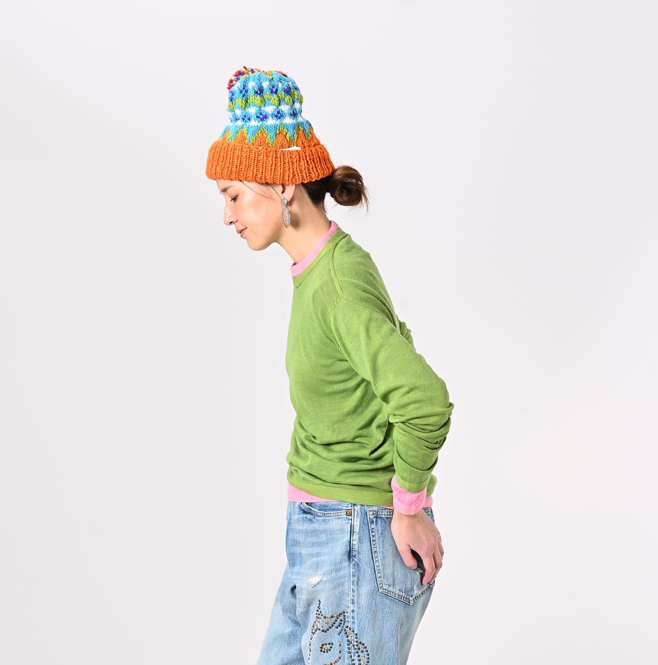 Botanical Dyed Super Gauze Wholegarment 908 Crewneck - 45R by 45rpm studio - Image 10