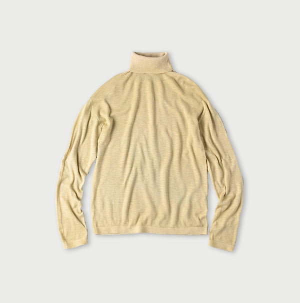 Botanical Dyed Super Gauze Wholegarment 908 Turtleneck - 45R by 45rpm studio