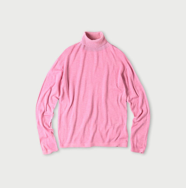 Botanical Dyed Super Gauze Wholegarment 908 Turtleneck - 45R by 45rpm studio