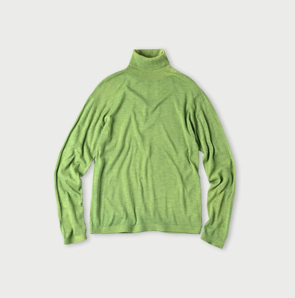 Botanical Dyed Super Gauze Wholegarment 908 Turtleneck - 45R by 45rpm studio