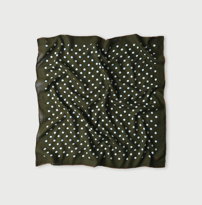 45R Supima Twill Dot Big Bandana
