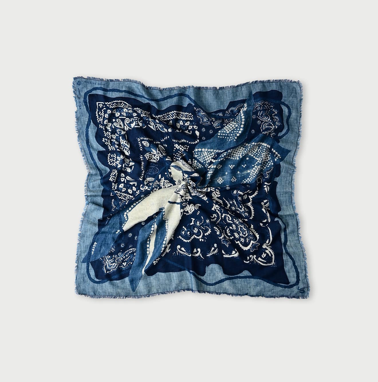 45R Indigo Twill Bandana Collection FUROSHIKii