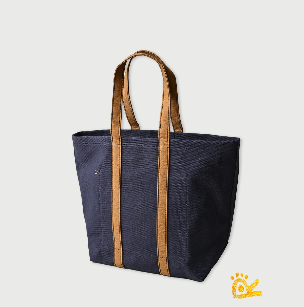 45R Indigo ONEONE Treasure Canvas Tote Bag