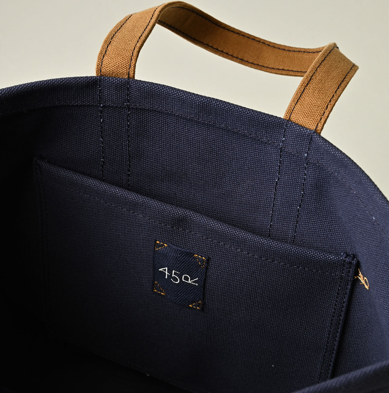 45R Indigo ONEONE Treasure Canvas Tote Bag