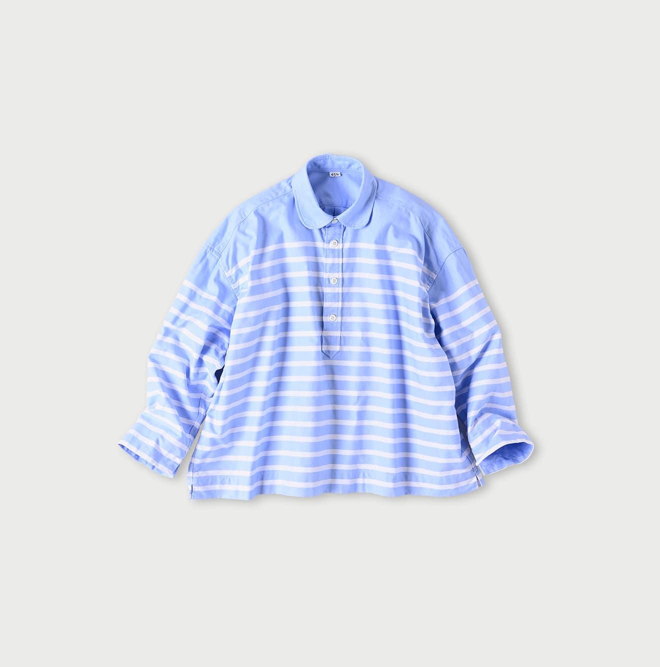 Supima Oxford Basque M-shirt - 45R by 45rpm studio - Image 1