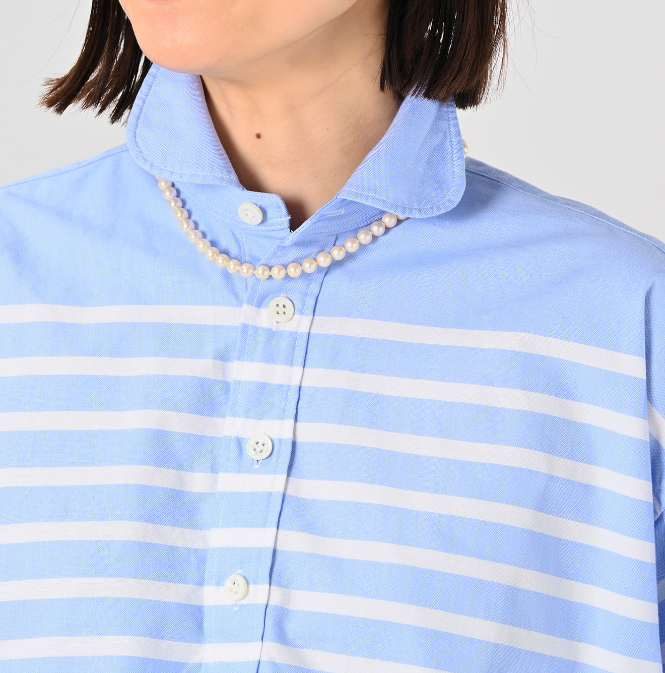 Supima Oxford Basque M-shirt - 45R by 45rpm studio